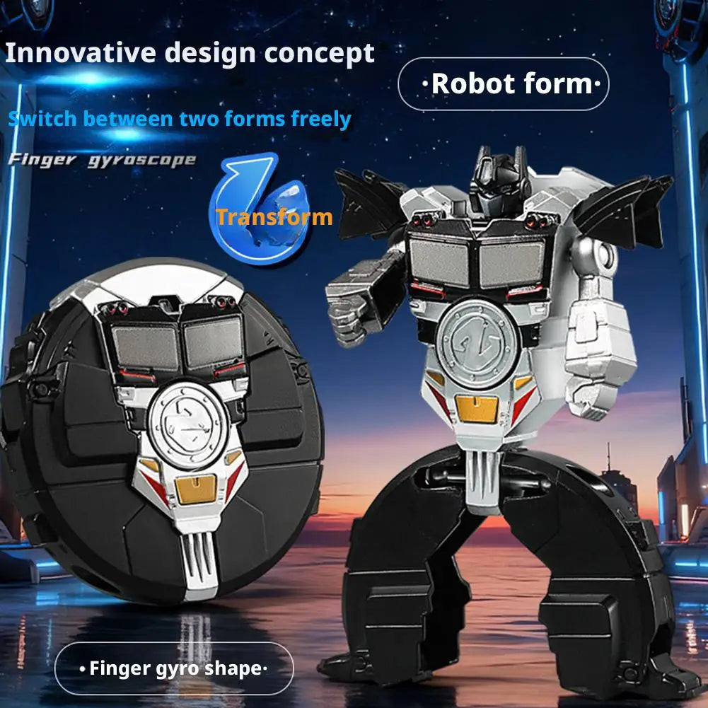 New 360 Rotating Ball Deformation Robot Fingertip Gyro Decompression Toy, Anti-compression Adult Sensory Toys, Children's Gifts