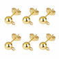 50pcs/Bag 925 Silver Stainless Steel Earring Studs Blank Post Base Pins With Earring Plug Findings Ear Back For Jewelry Making