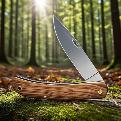 Stainless Steel Folding Knife Fillet Knife fishing boat fishing accessories Rosewood-Handled Folding Pocket Knife