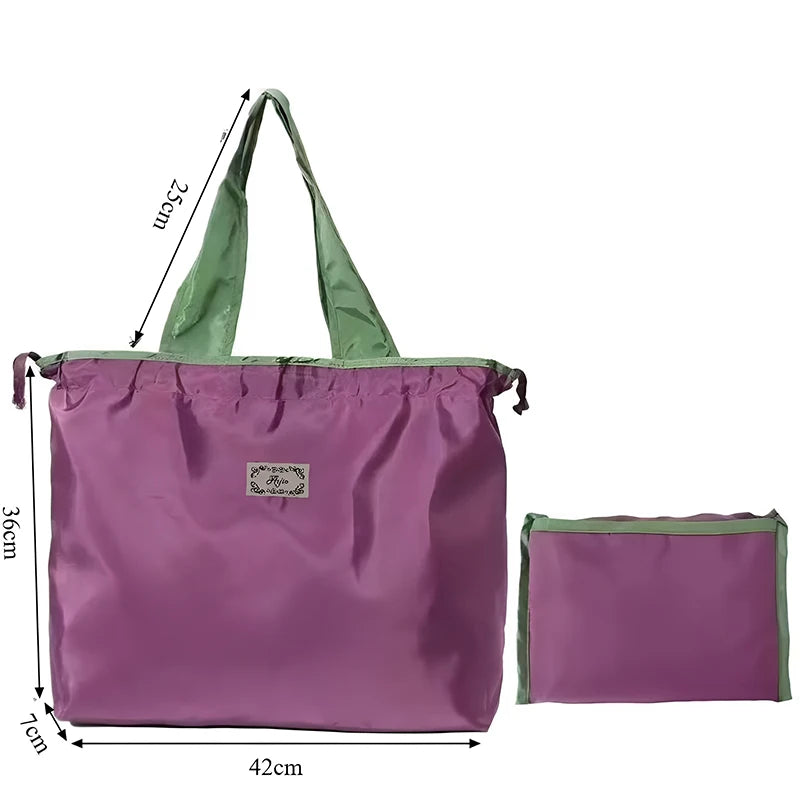 New Sale Foldable Shoulder Bag,Fashion Waterproof & Large Capacity Shopping Tote,Portable Storage Bag for Daily Use