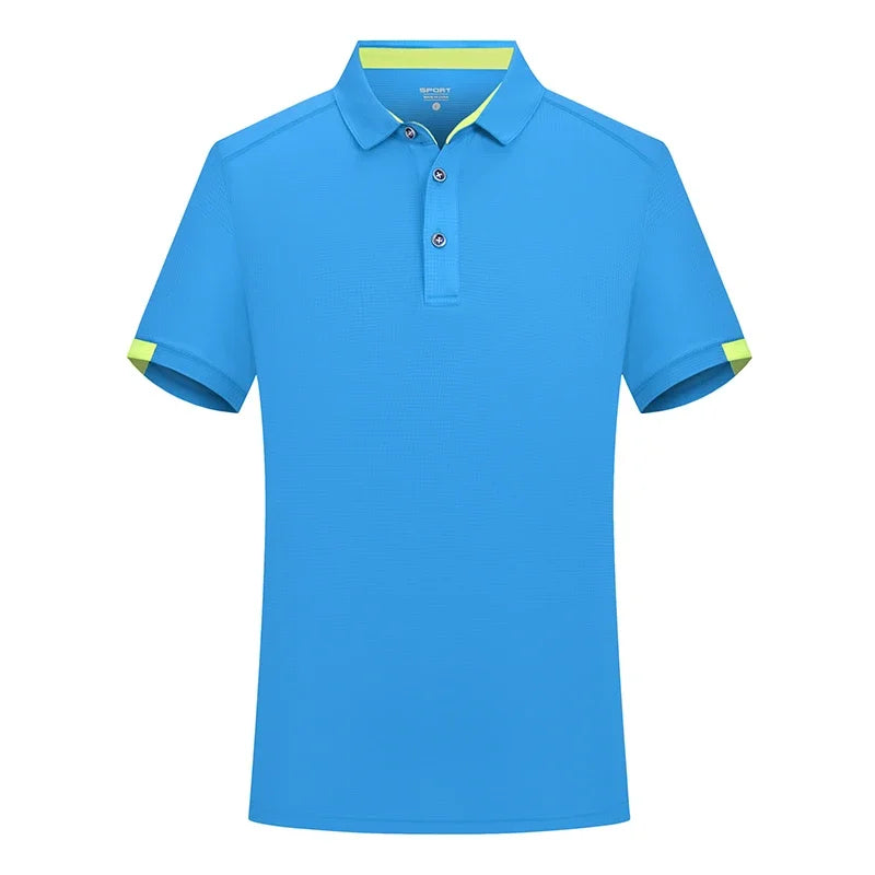 Summer Quick Drying Polos Free Printed Ice Cooling Shirt for Men Women Custom Design Company Logo Golf Polo Short Sleeve Jersey