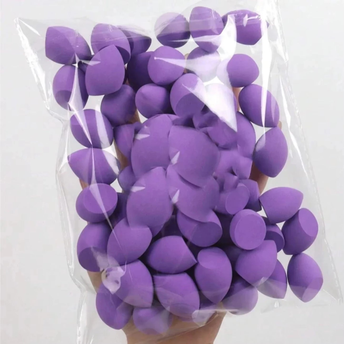 3/20/60Pcs Portable Reusable Water Drop Shape Mini Blender Sponge Beauty Cosmetic Foundation Cosmetic Sponge Makeup Blender