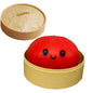Dumpling Pressure Dumpling Squishies Cute Colorful Bun Toy Slow Rising Stress Relief Fidget Toy for Kids Adults Anti-Anxiety Gif