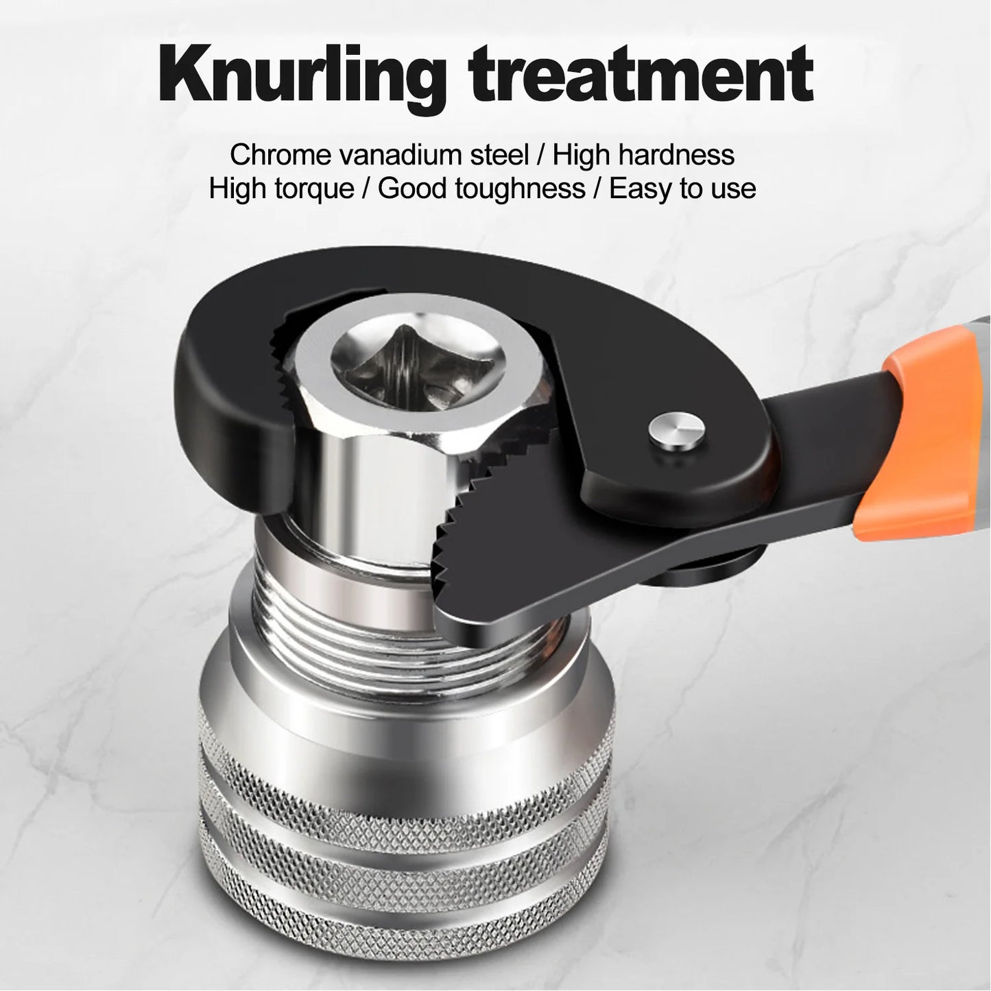 Universal Sleeve 2 Inch 10-19 Mm Adjustable Hex Universal Socket Torque Ratchet Wrench Head Spanner Sleeve Tools for Mechanic
