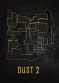 Cs Go Maps Poster First Person Shooter Game Dust 2 Nuke Map Black Print Canvas Painting Wall Pictures for Game Room Wall Decor