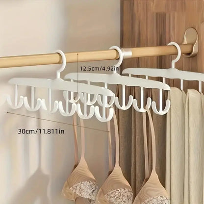 12-Hook Rotating Hanger – Space-Saving Closet Organizer for Ties, Belts, Underwear, Skirts | Portable Home & Dorm Storage 2030