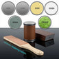 Rolling Knife Sharpener Magnetic Knife Holder Diamond Sharpening Stone Kit with 15 and 20 Degrees Angle Roller Kitchen Accessory