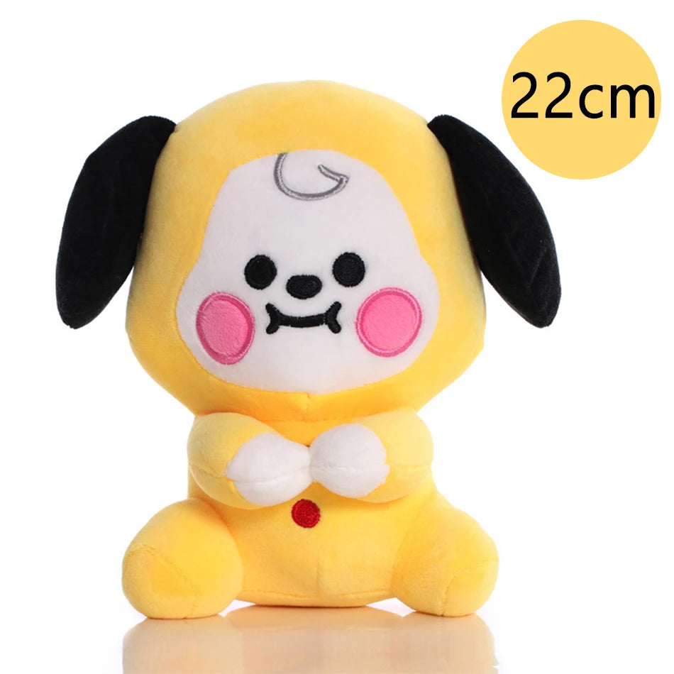 New BTed 21Plush Toys Kawaii Mini Keychain Anime Pendant Ornament for Kids 12-22cm Bt Peripherals Soft Stuffed Animals Doll Gift