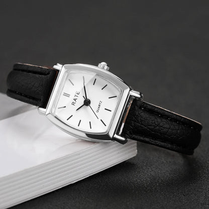 2PCS/Set Fashion Casual Women Watches Leather Strap Quartz Wristwatch Reloj Mujer Girls Clock Gift（Without Box）