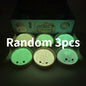 New Luminous Dumplings Squishy Expression Bun Toys Colorful Slow Rebound Simulation Stress Relief Bun Squeeze Toys
