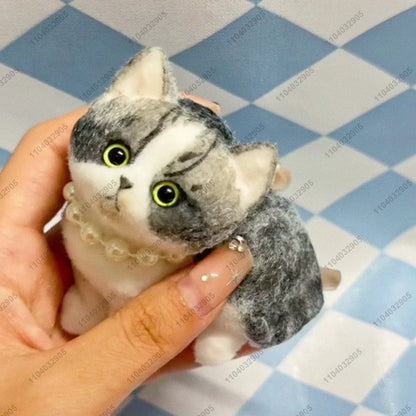Kitty Taba Squishy Soft Cat Fidget Toy ASMR Cute Animal Squeeze Toy Anti Stress Funny Toys For Children Christmas Party Gift