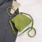 New Vintage Style Women Handbag Fashionable Navy Blue Designer Shoulder Bag Versatile Lady‘s Denim Purses Crossbody Bags