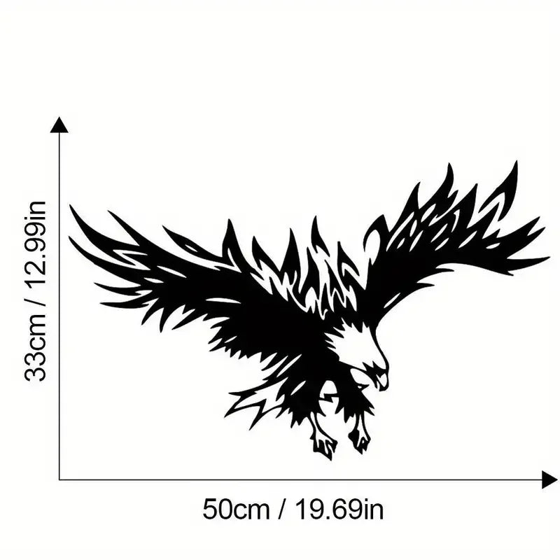 Car Stickers Eagle Door Stickers Engine Hood, Body Side Universal Embossed Waterproof Stickers