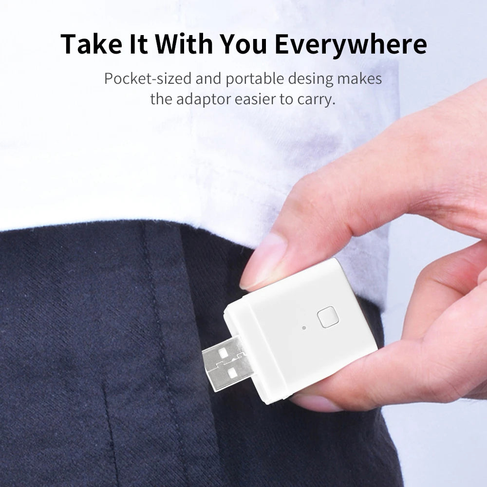 Smart Zigbee Micro USB Adaptor 5V WiFi USB Power Adaptor Smart Timing Charge Plug Works With Alexa Google Assistant Smart Life