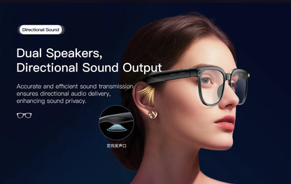 2026 New 8MP 4K Camera AI Glasses Men Photo&Video Caputure 16GB Memory 130+Translation Glasses Waterproof Smart Sunglasses Women