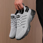 Men's Breathable Running Shoes Anti Slip Casual Fashionable Outdoor Training Hiking Shoes Outdoor Knitted Lace Up Men's Shoes