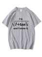 Mathematical Formula Tanc Pure Cotton Printed Fashionable Men's and Women's Short Sleeved Summer New Personalized Casual T-shirt