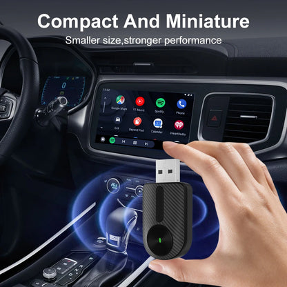 FLIXIVI 2 in 1 Wireless Carplay Android Auto Adapter AI Smart Car Systems for OEM Car Stereo Plug and Play Wired To Wireless