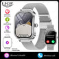 LIGE Fashion Design Women Smart Watch 1.75" Curved Screen Smartwatch Bluetooth Call Clock IP68 Waterproof Diamond Case Bracelet