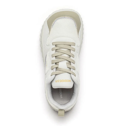 HOBIBEAR Unisex Wide Toe Sneakers Comfortable Walking Shoes Lace Up Outdoor Travel Breathable Running Sneakers