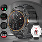 LIGE 2026 Nowy Zewnętrzny Wojskowy Zegarek Smartwatch z Baterią 400 mAh, Wodoodporność 5ATM, Latarka, Monitor Tętna, Tracker Sportowy dla Mężczyzn
