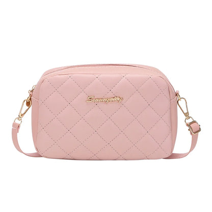 2025 roku damska mała torebka crossbody z frędzlami, modna haftowana damska torebka na ramię w kratę, modna torebka crossbody na łańcuszku