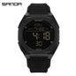 SANDA Digital Watch Multi-function Alarm Clock Luminous Waterproof Silicone Wristwatch Casual Students Electronic Watches