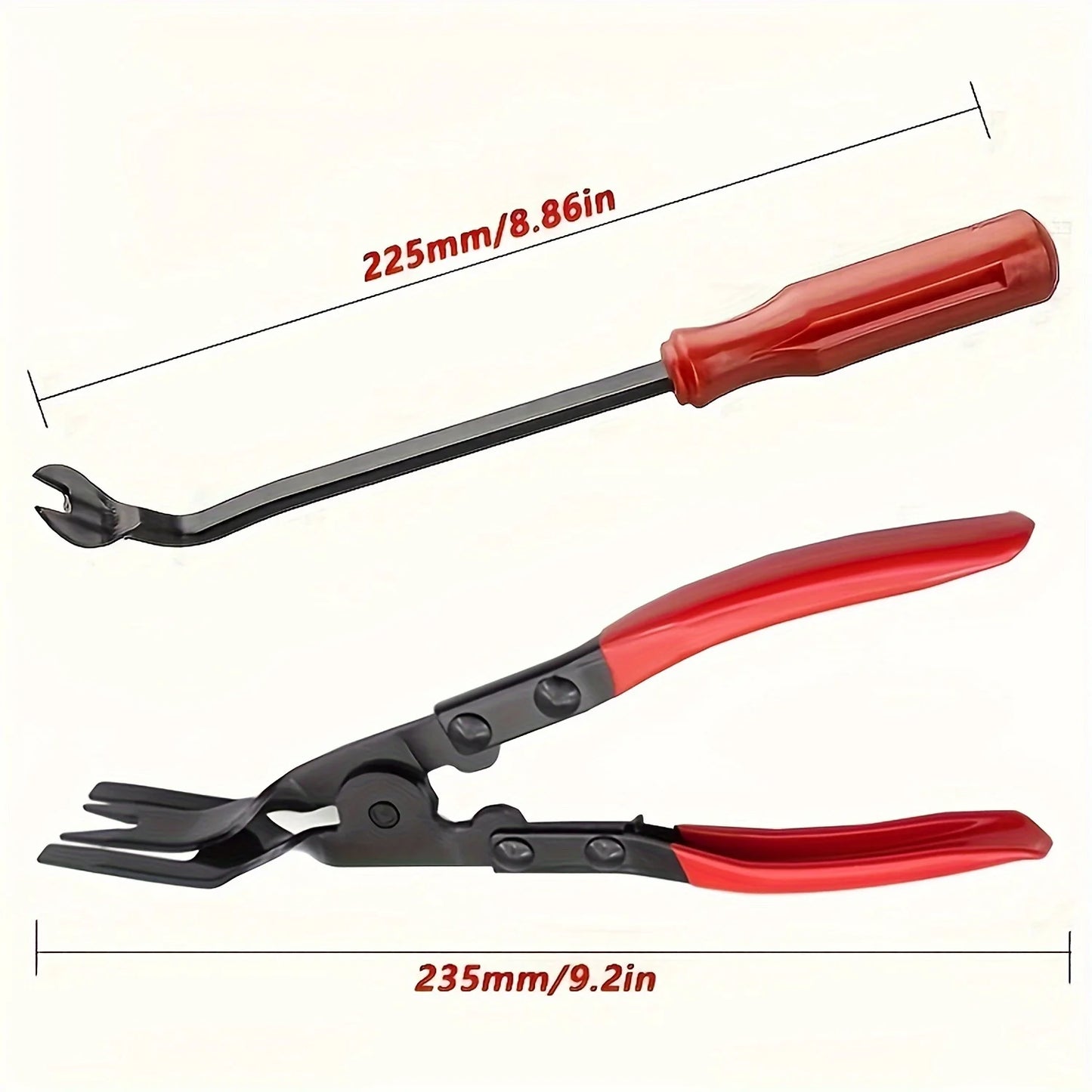 Car Trim Clip Removal Pliers Headlight Repair Tool for Dash Door Panel Fascia & Plastic Rivet Disassembly