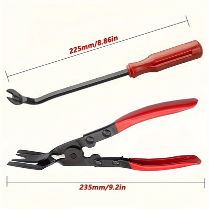 Car Trim Clip Removal Pliers Headlight Repair Tool for Dash Door Panel Fascia & Plastic Rivet Disassembly