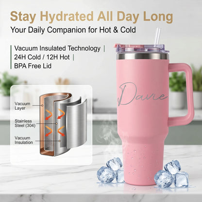 1000ML Large Capacity Stainless Steel Thermos Portable Vacuum Flask Insulated Tumbler With Handel Thermal Cup For Home Outdoor