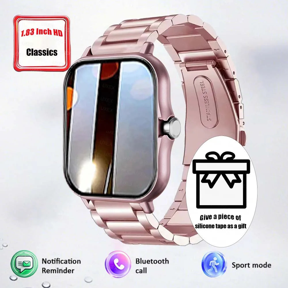 Classic New Smart Watch for Men Women Gift Full Touch Screen Sport Fitness Watch Bluetooth Call Digital Smartwatch Multifunction