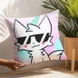 B-Boykisser Silly Cat Cute Pillow Case Plush Fabric Soft  Pillowcase Double Sided Print Cushion Cover Household Gifts