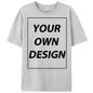 Personalized Custom Print Summer Y2K Team T-Shirt Cotton Casual Loose Short Sleeve Basics Fashion Tee Work Breathable Streetwear