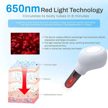 Tinnitus Ear Laser Therapy Irradiation Laser Physical Earplug Otitis Media Assist in the treatment of Deafness Treatment