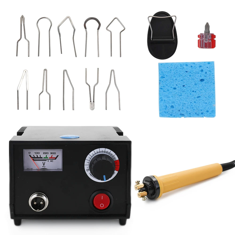Adjustable Temperature Wood Burner Pyrography Pen Burning Machine Gourd Crafts Tool Set With Welding Wire Soldering Iron Kit