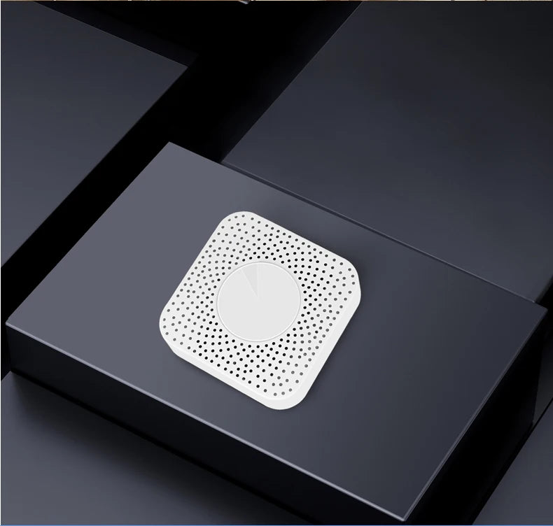 Tuya ZigBee/WiFi Air Quality Detector PM2.5 Formaldehyde VOC CO2 Temperature Humidity 6in1 Smart Air Box Sensor Via Alexa Google