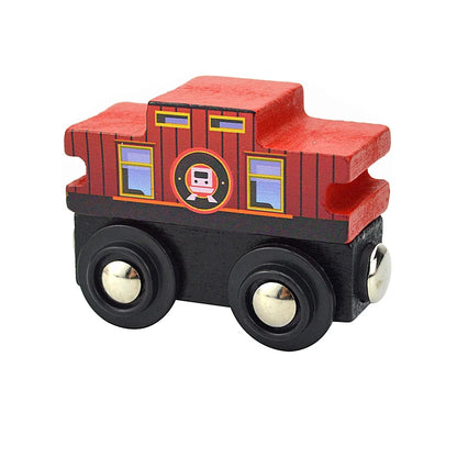 Wooden Magnetic Train Car Locomotive Toy Wood Railway Car Accessories Toys for Kids Gifts Fit Wood Biro themes Tracks
