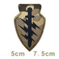 Cross Skull Finger Skeleton Tactical Clothes Vest Backpack Templar Knight Ride Bounty of Hunter Ranger Tags Magic Patch