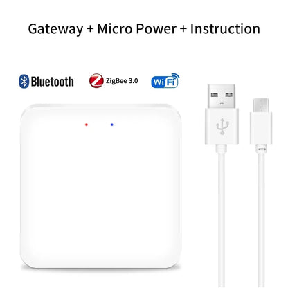 Tuya Smart Multi Mode ZigBee Gateway Wireless Smart Home WiFi Bluetooth Hub Bridge Smart Life APP Control Alexa Google Assistant