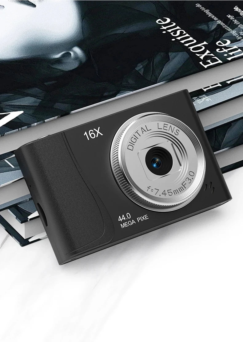 COOL DIER 4K Digital Camera 16x Zoom Camcorder 24 Million Pixels Compact Cameras Auto Focus for Kids Adult Beginners Photograph