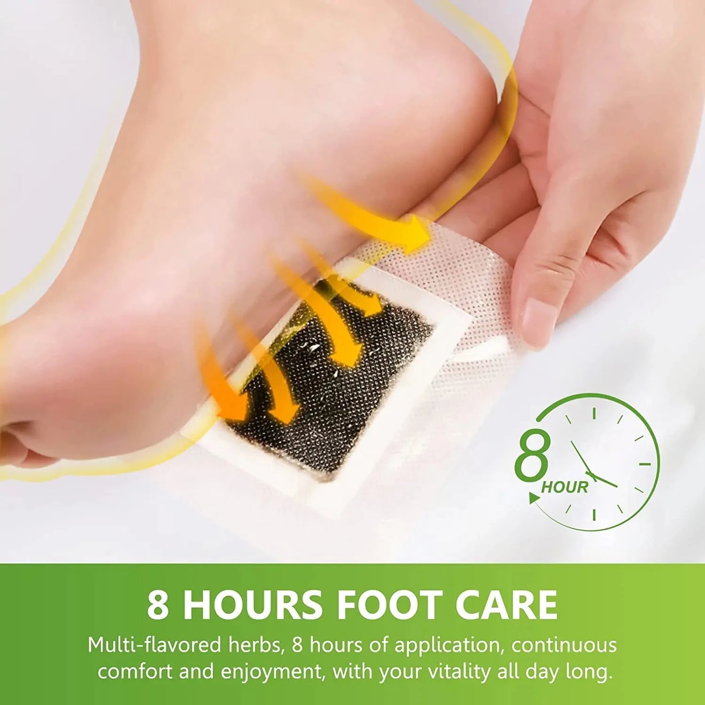 Detox Foot Patches 10/20 PCS Deep Cleanse Toxins Binders Natural Herbal Wormwood Pastes Relieve Stress Stickers Feet Care Tool
