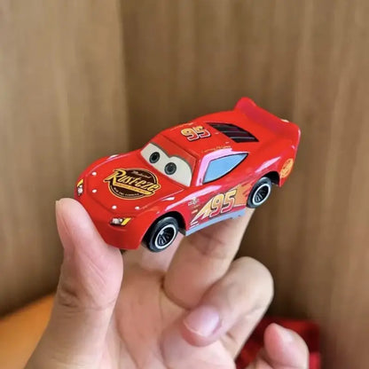 Disney Pixar Cars Lightning McQueen Storm Jackson Mack Container Truck 1/55 Ratio Die Casting Alloy Car Model Toys Truck Gifts