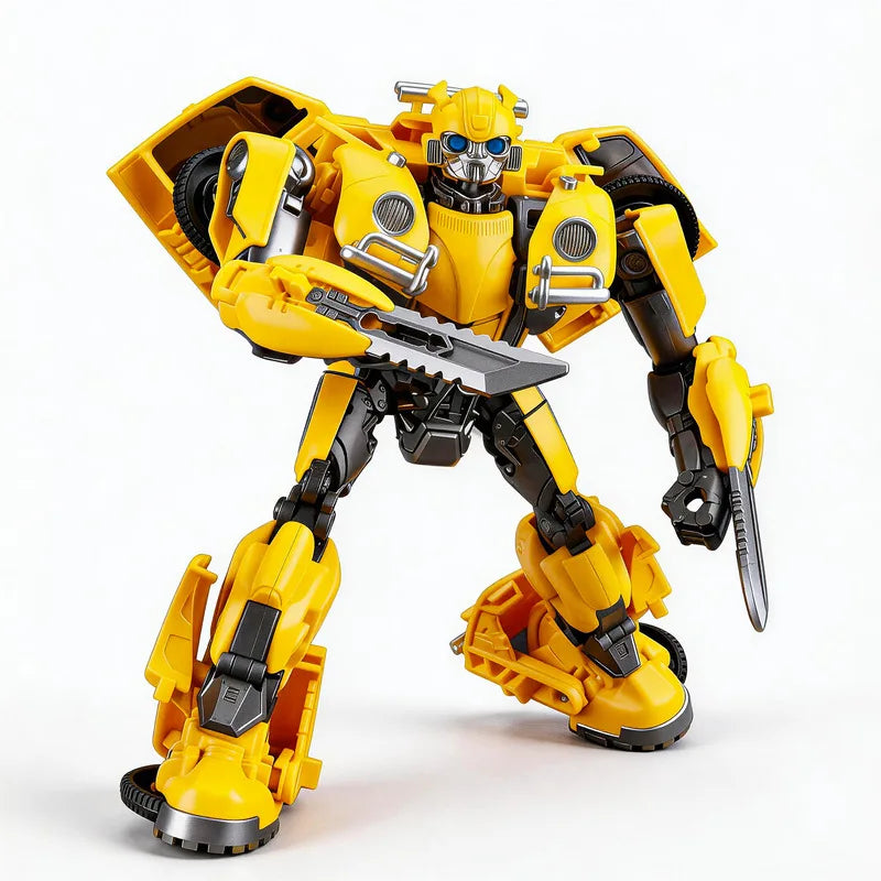 18cm Bumblebee Movie Version Transforming Beetle Car Robot Action Figure Multiple Accessories Articulated Model Toy Boys Gift