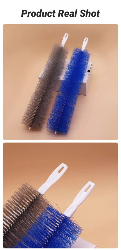 Bendable Fan Duster Ultra Fine Bristles Long Handle Cleaning Tool For Air Conditioner Furniture Shutter Car