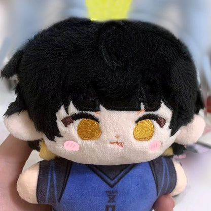 Mini Anime Plush Toys Michel Caesar Mikage Reo Nagi Seishiro Chigiri Hyoma Bachira Meguru Cute Stuffed Starfish body Doll Gifts