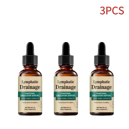 Natural Lymphatic Drainage Drops, Herbal Extracts for Circulatory Support, Relief Swelling Bloating Immunity Stillingia Wellness