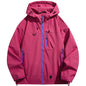 Men's Outdoor Jacket Waterproof Windbreaker Sports Climbing Trekking Multiple Pockets Skiing Softshell Zipper Hooded Jackets