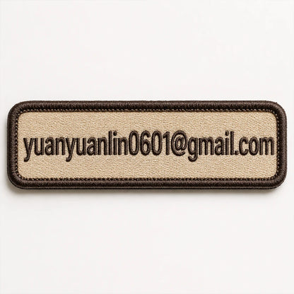 Custom Embroidered Patches For Clothes Personalized Iron On Patch Embroidery Name Logo For Team Brand Company Uniform Decor DIY