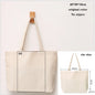 Canvas Cotton bag grocery handbag Foldable Fabric tote bag portable Storage organizer Shopping bag for woman Cloth organizer bag