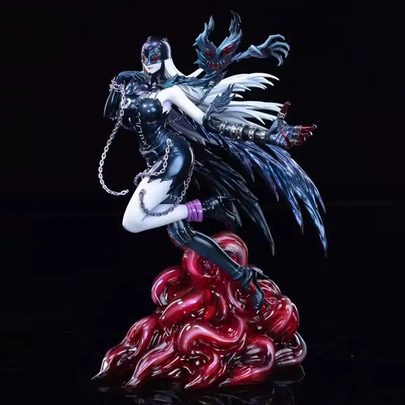 New Lady Devimon Anime Figures Digimon Figure 24cm Model Toys Collection Desk Ornament Pvc Decor Statue Custom Gifts
